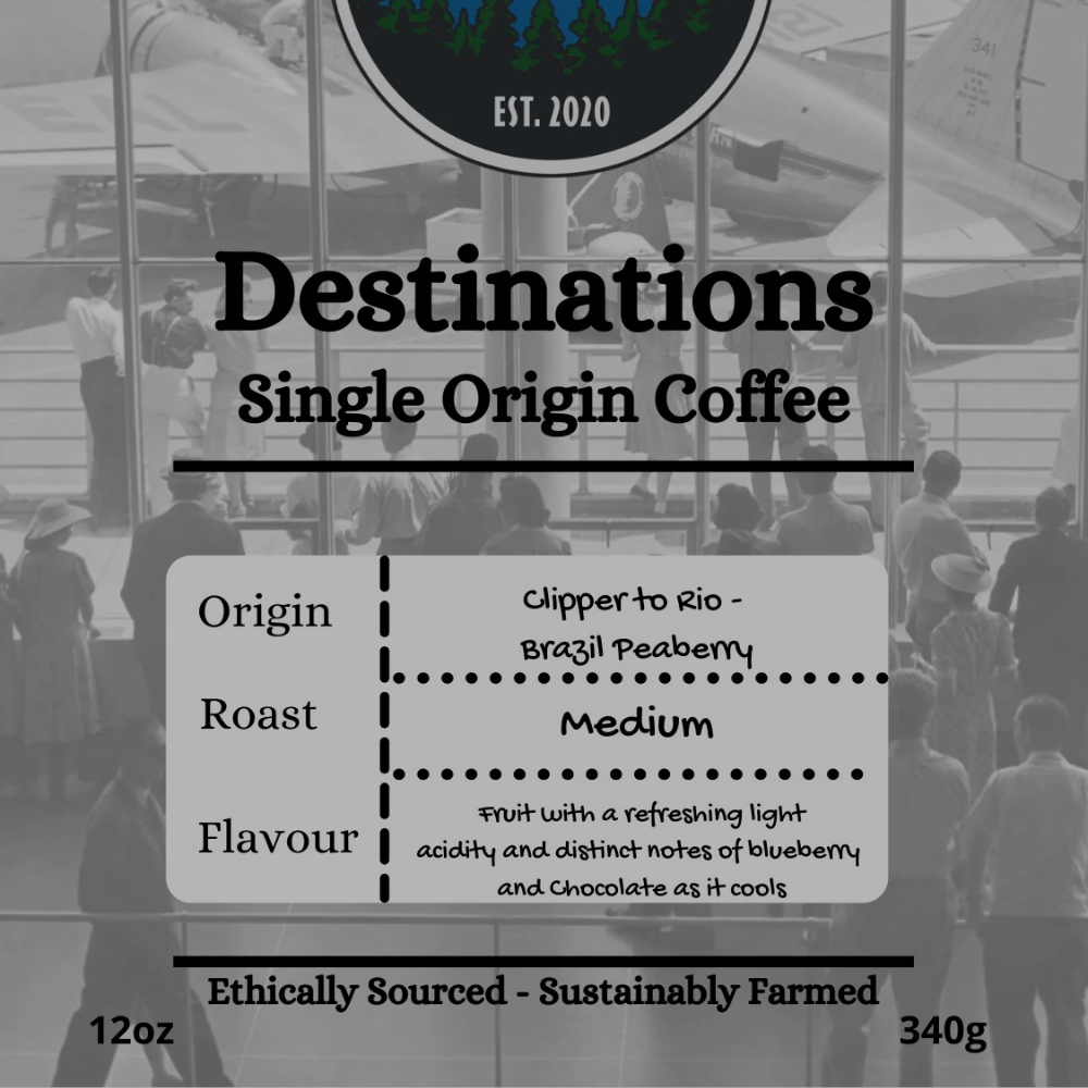 Destinations - Clipper to Rio - Brazil Peaberry Single Origin Coffee