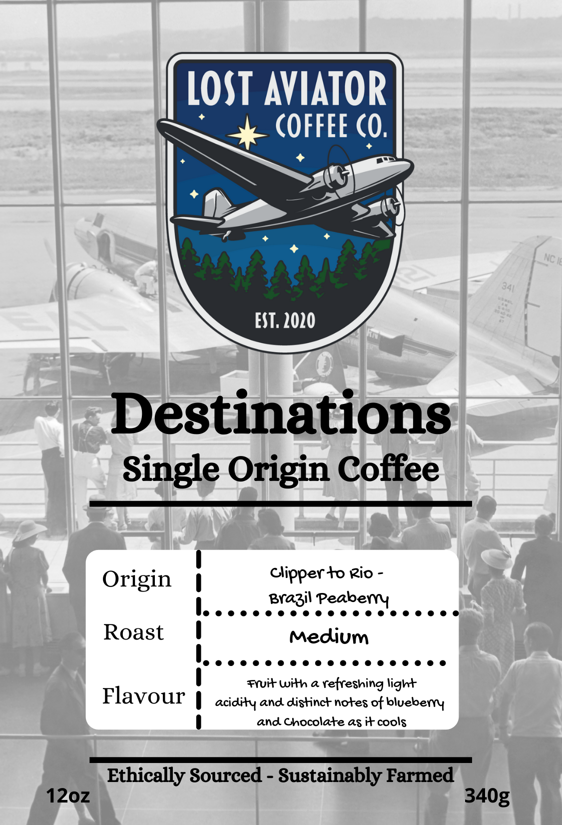 Destinations - Clipper to Rio - Brazil Peaberry Single Origin Coffee
