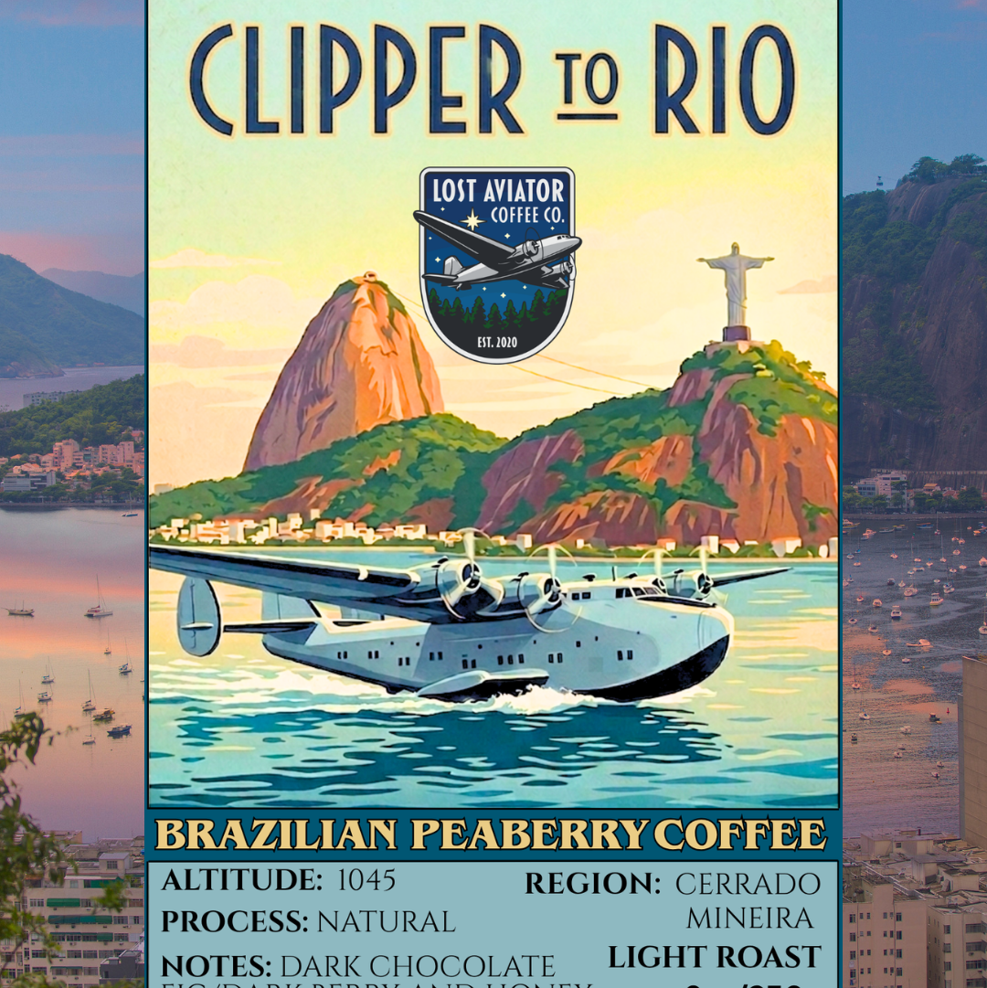 Clipper to Rio - Brazil Peaberry Single Origin Coffee